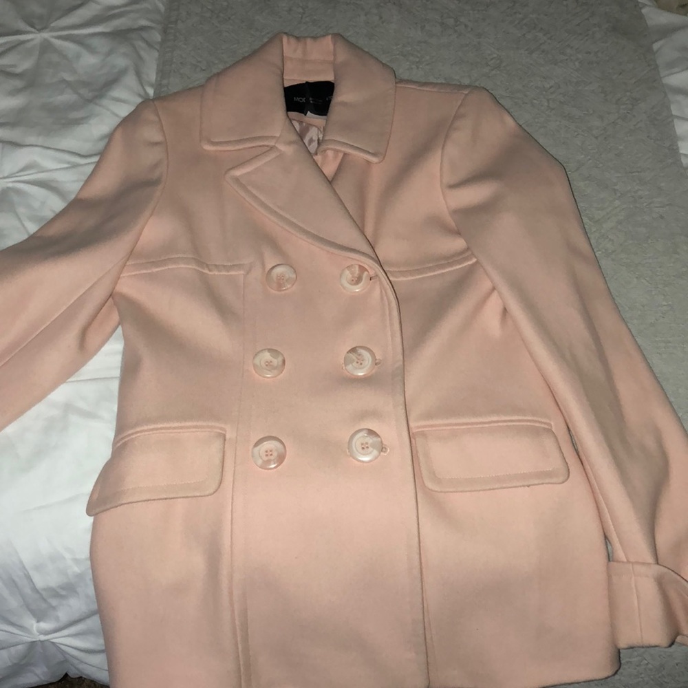 Light pink pea coat